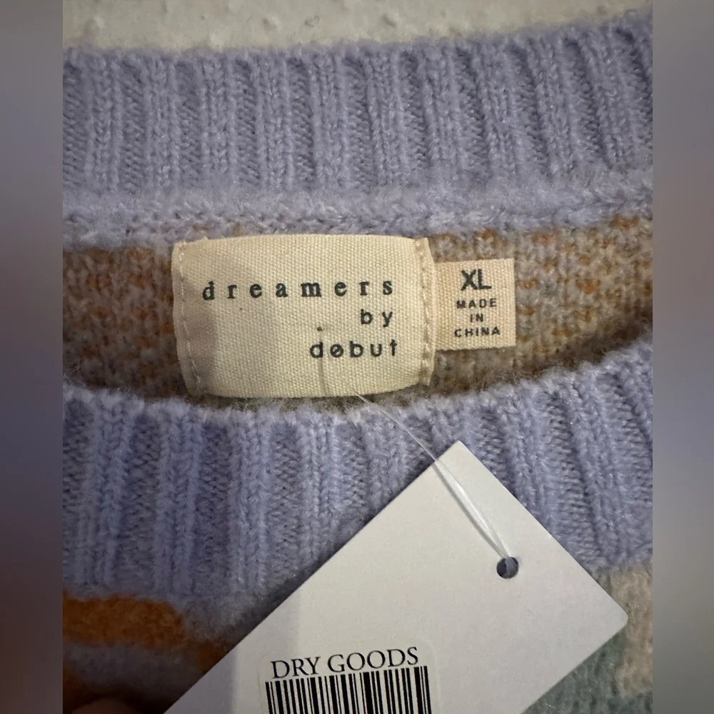 Patterned Multicolor Sweater - Picture 3 of 4
